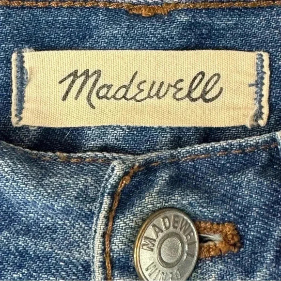 Madewell Women's Size 25 Rigid Skinny Jeans Distressed H5845 High Rise SOLD OUT - Picture 4 of 14